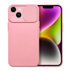 Viedtālruņa aizmugurējais vāciņš Samsung Galaxy A13 5G Camshield Slide Gaiši rozā