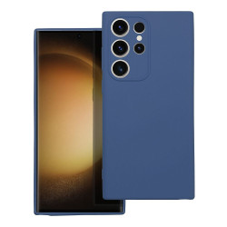 Viedtālruņa aizmugurējais vāciņš Samsung Galaxy S23 Ultra Silicon Zila