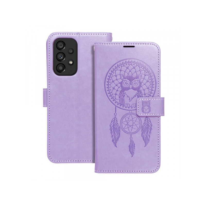 Viedtālruņa atveramais maciņš Samsung Galaxy S23 Plus Mezzo Book Dreamcatcher Purpura