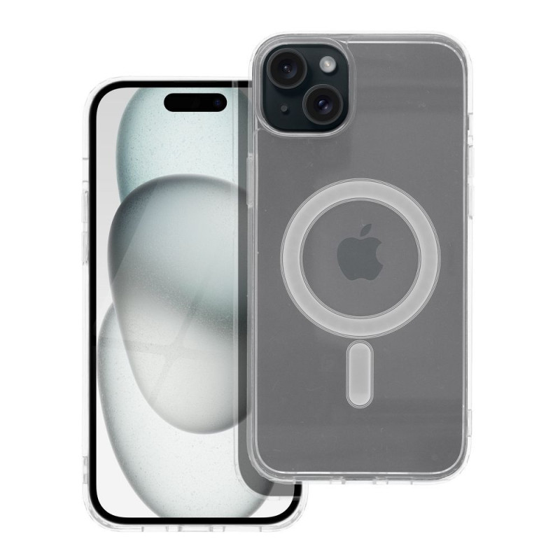 Nutitelefoni tagakaas Õun Iphone 15 Plus Läbipaistev
