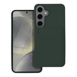 Viedtālruņa aizmugurējais vāciņš Samsung Galaxy S24 CARD Case Zaļa