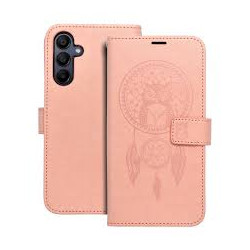 Nutitelefoni klapiümbris Samsung Galaxy A15 5G Mezzo raamat Unenäopüüdja Virsik