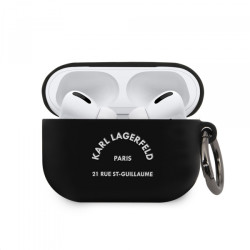 Bezvadu austiņu apvalks Apple Rue St Guillaume Melna