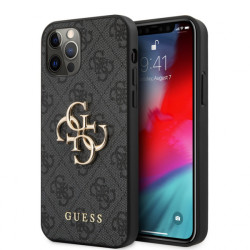 Viedtālruņa aizmugurējais vāciņš Apple iPhone 12 Pro Max 4G Metal Logo Grey, With Design