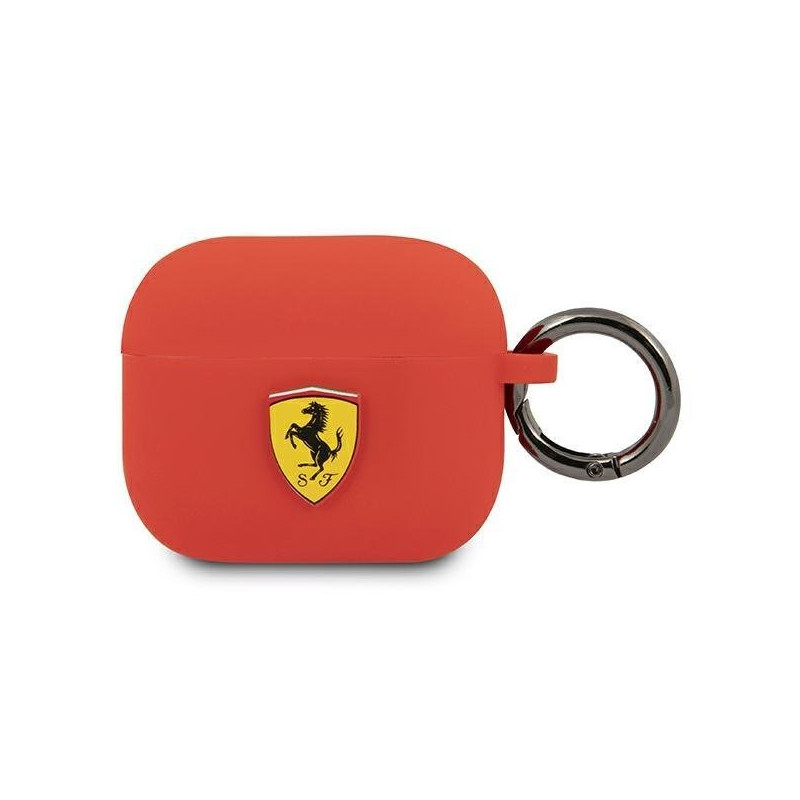 Bezvadu austiņu apvalks Apple FEA3SILRE Sarkana, Ar Dizainu