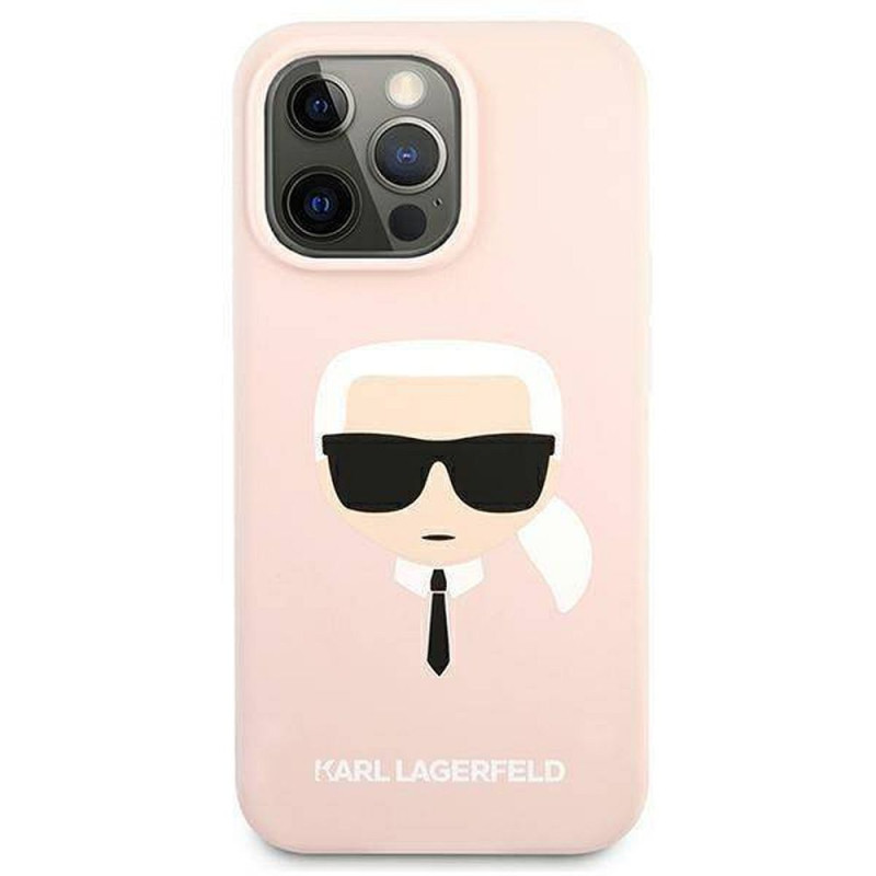 Viedtālruņa aizmugurējais vāciņš Apple iPhone 13 Pro Ikonik Karl's Head Gaiši rozā