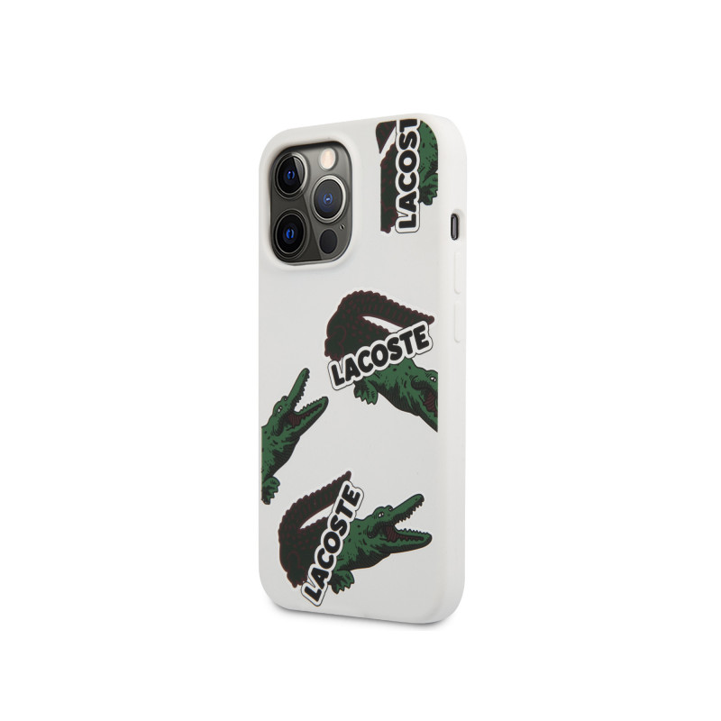 Viedtālruņa aizmugurējais vāciņš Apple iPhone 13 Pro Allover Pattern Balta, Ar Dizainu