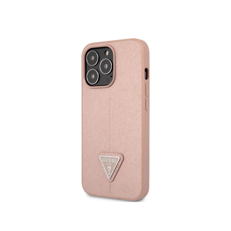 Nutitelefoni tagakaas Õun iPhone 13 Pro Max Saffiano kollektsioon Roosa