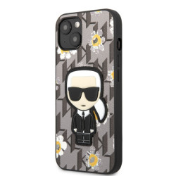 Viedtālruņa aizmugurējais vāciņš Apple iPhone 13 Pro Ikonik Flower KLHCP13LPMNFIK1 Grey, With Design