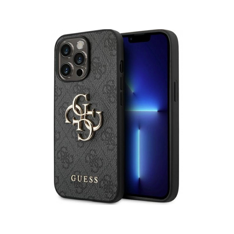 Viedtālruņa aizmugurējais vāciņš Apple iPhone 14 Pro 4G Metal Logo Melna