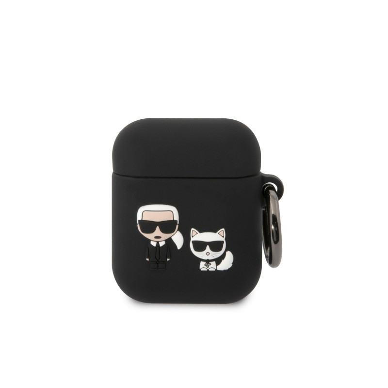 Juhtmevabade kõrvaklappide ümbris Õun Ikonik Karl ja Choupette Must