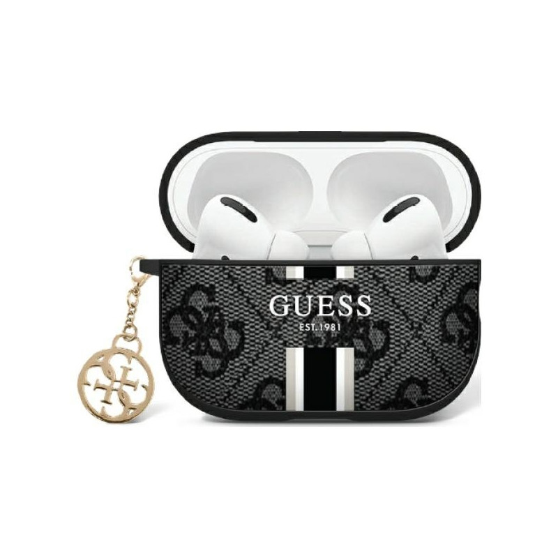 Bezvadu austiņu apvalks Apple Stripe Collection Black