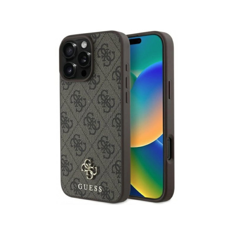 Viedtālruņa aizmugurējais vāciņš Apple iPhone 16 Pro Max Hardcase 4G Small Classic Mag Brown