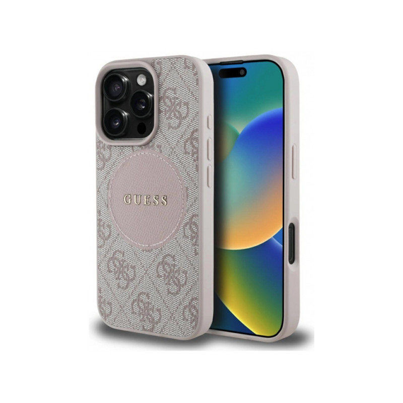 Viedtālruņa aizmugurējais vāciņš Apple iPhone 16 Pro Circle Rozā