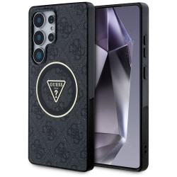 Nutitelefoni tagakaas Õun Galaxy S25 Ultra Kolmnurksed nupud MagSafe Must