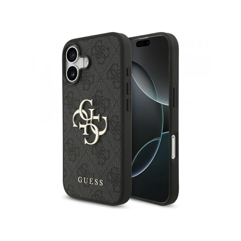 Viedtālruņa aizmugurējais vāciņš Apple iPhone 17 Big Metal Logo Black