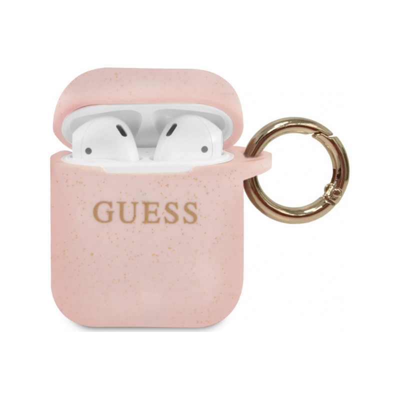 Bezvadu austiņu apvalks Apple Silicone case Pink