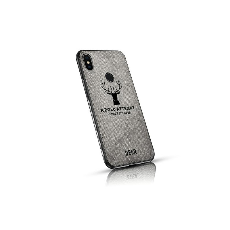 Viedtālruņa aizmugurējais vāciņš Apple iPhone XS Max Deer Case Grey, With Design