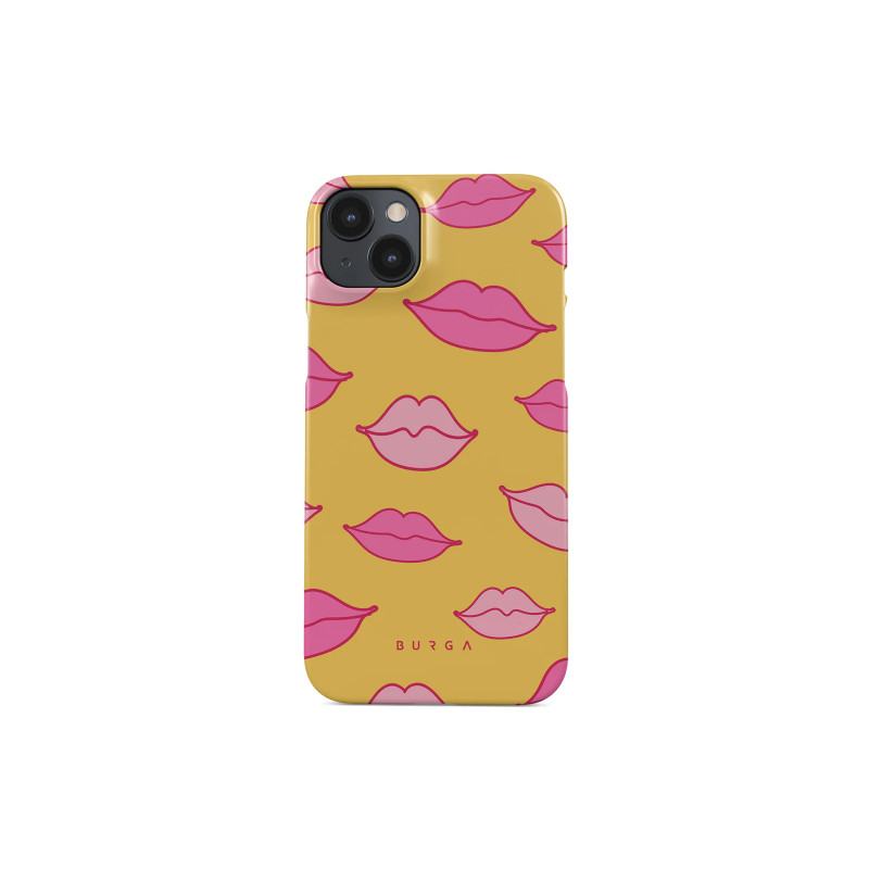 Viedtālruņa aizmugurējais vāciņš Apple iPhone 14 Pro Babydoll Mustard, Ar Dizainu
