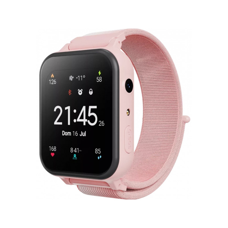 Viedpulkstenis Kids Watch KW-37 Rozā