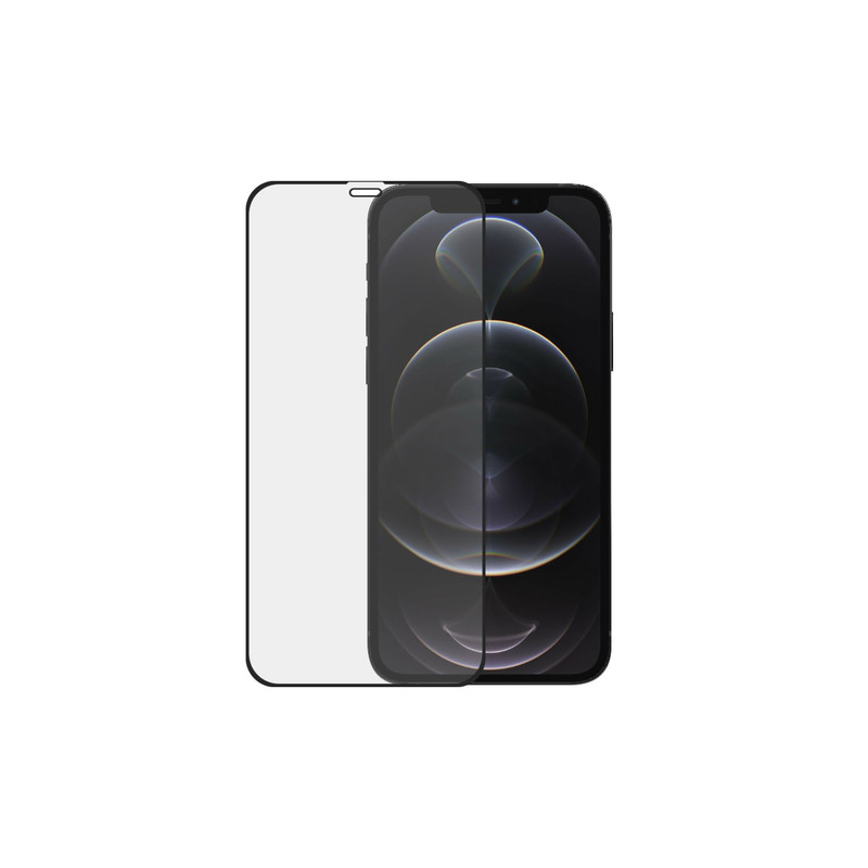 Nutitelefoni kaitseklaas Õun iPhone 12 Pro OHUTU. Karbisõbralik, must