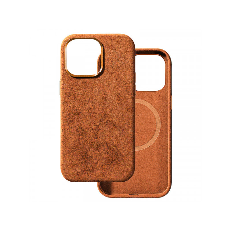 Viedtālruņa aizmugurējais vāciņš Apple iPhone 11 Alcane Magsafe Brūna