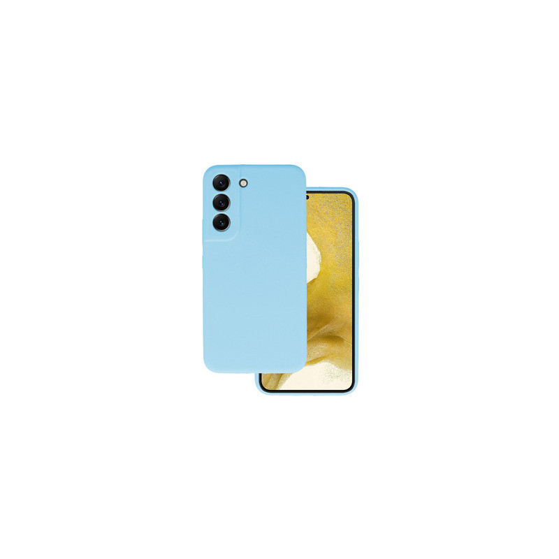 Viedtālruņa aizmugurējais vāciņš Samsung Galaxy S22 Silicone Lite Gaiši zila
