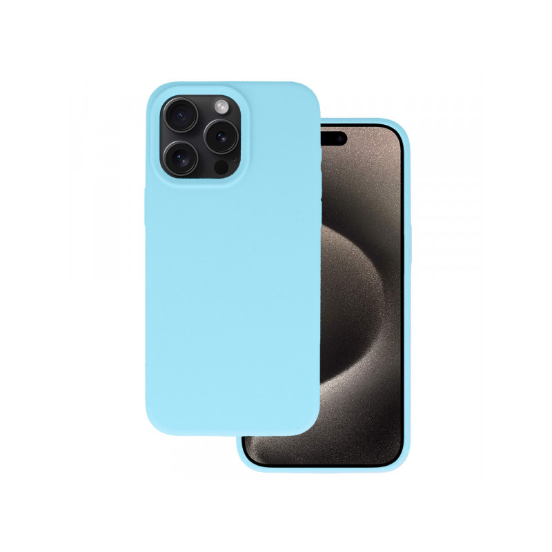 Viedtālruņa aizmugurējais vāciņš Samsung Galaxy A35 Silicone Lite Gaiši zila