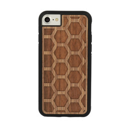 Viedtālruņa aizmugurējais vāciņš Apple iPhone 7 / 8 / SE 20 / SE 22 Wood Design 3 Brown, With Design