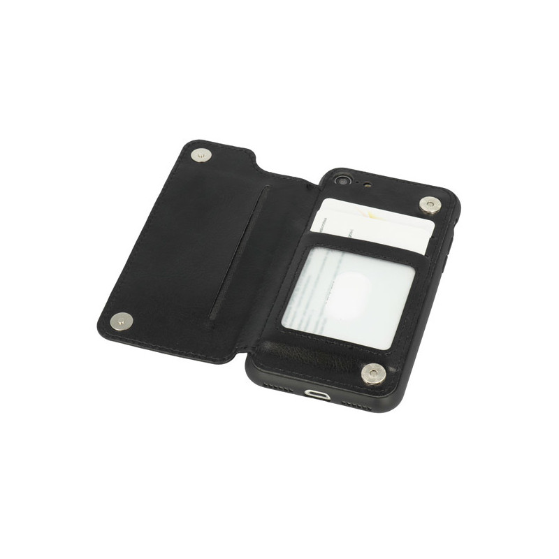 Viedtālruņa aizmugurējais vāciņš Samsung Galaxy S8 Wallet Business Melna