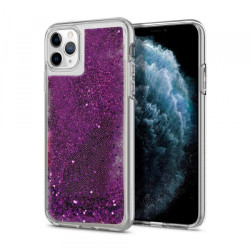 Viedtālruņa aizmugurējais vāciņš Samsung Galaxy S10 Liquid Glitter Violet