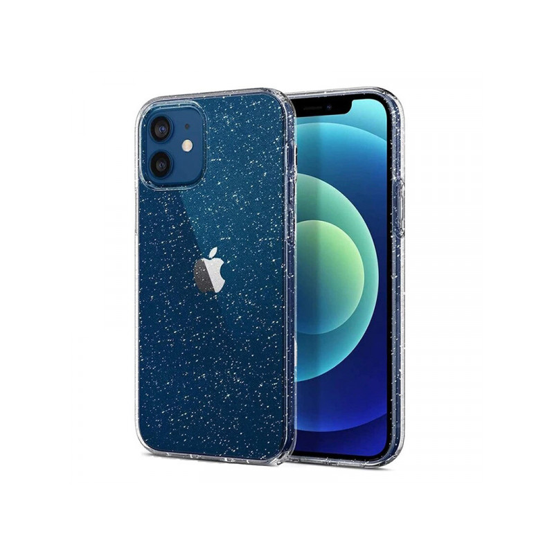 Viedtālruņa aizmugurējais vāciņš Samsung Galaxy A13 5G Crystal Glitter Silver, Transparent