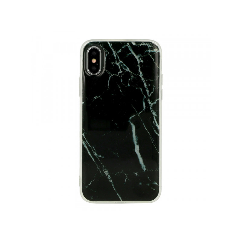 Viedtālruņa aizmugurējais vāciņš Samsung Galaxy A70 / A70S Marble Black