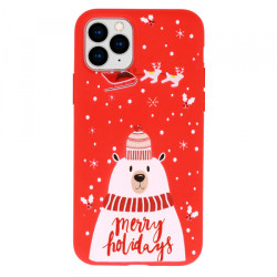 Viedtālruņa aizmugurējais vāciņš Xiaomi Redmi Note 9 Pro / Pro Max / S Christmas Design 5 Red, With Design