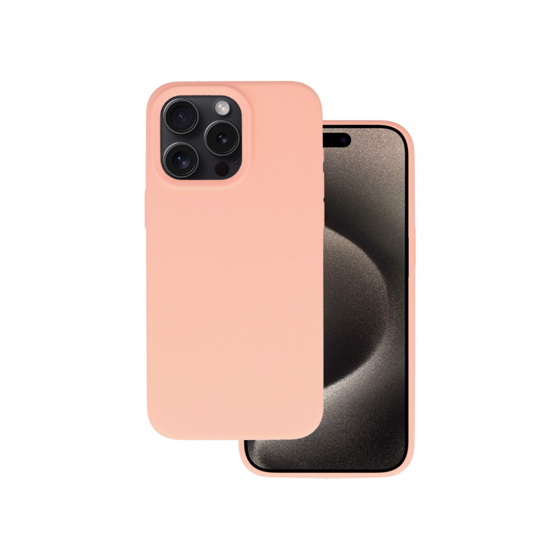 Viedtālruņa aizmugurējais vāciņš Samsung Galaxy A55 5G Silicone Lite Persiks