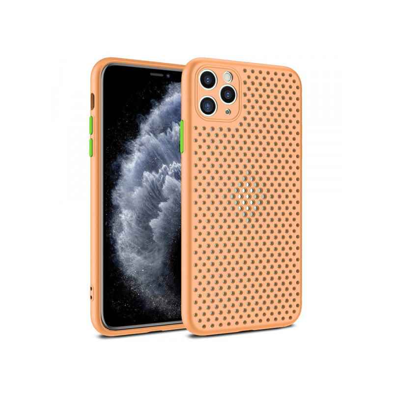 Viedtālruņa aizmugurējais vāciņš Samsung Galaxy A30S / A50 / A50S Breath Rozā zelts