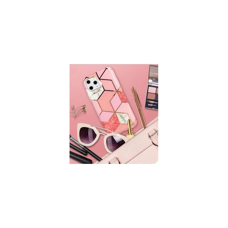 Viedtālruņa aizmugurējais vāciņš Samsung Galaxy A41 Cosmo Marble Design 1 Mixed, With Design