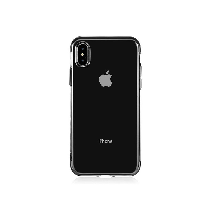 Viedtālruņa aizmugurējais vāciņš Xiaomi Redmi 9 / 9 Prime New Electro Black, Transparent