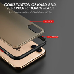 Viedtālruņa aizmugurējais vāciņš Xiaomi Redmi 9A / 9AT / 9i Color Button Bumper Transparent, White