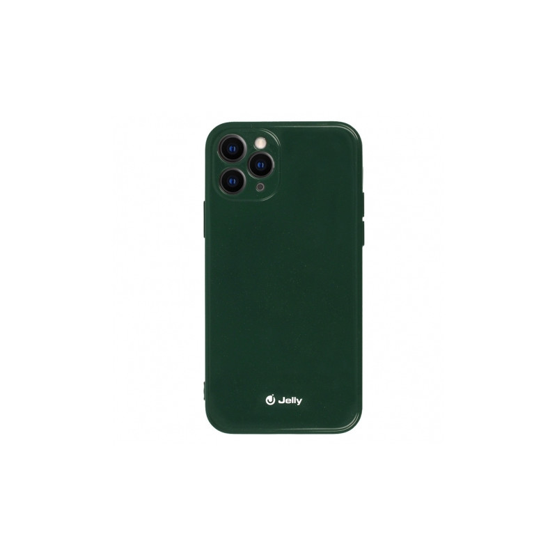 Viedtālruņa aizmugurējais vāciņš Apple iPhone 12 Pro Jelly Dark Green