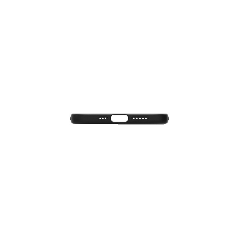 Viedtālruņa aizmugurējais vāciņš Apple iPhone 12 Pro Max Liquid Air Melna