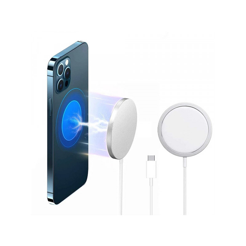 Kabelis Wireless Magsafe 15W Balta