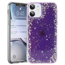 Viedtālruņa aizmugurējais vāciņš Xiaomi Redmi 9T Brilliant Clear Violeta, Ar Dizainu