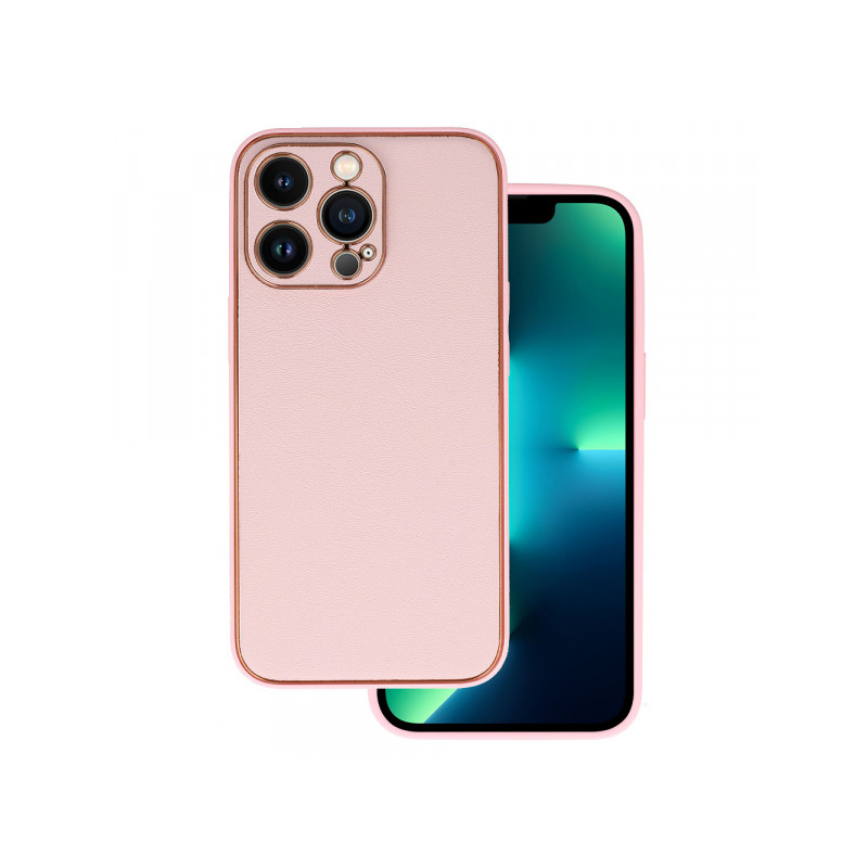 Viedtālruņa aizmugurējais vāciņš Apple iPhone 12 Pro Luxury Gaiši rozā