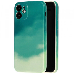 Viedtālruņa aizmugurējais vāciņš Apple iPhone 12 Pro Max Ink Design 5 Green, With Design