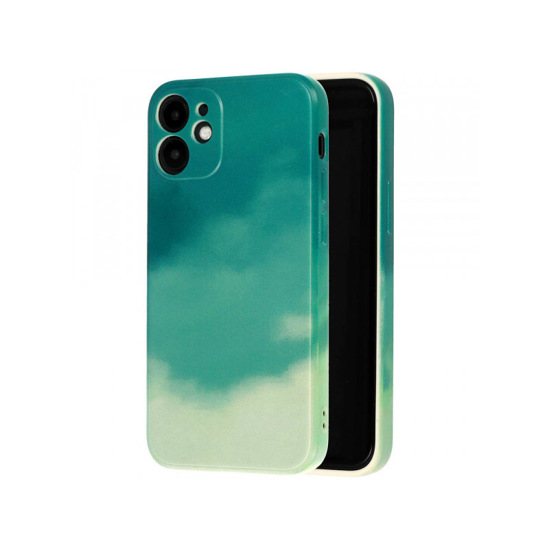 Viedtālruņa aizmugurējais vāciņš Apple iPhone 12 Pro Max Ink Design 5 Zaļa, Ar Dizainu