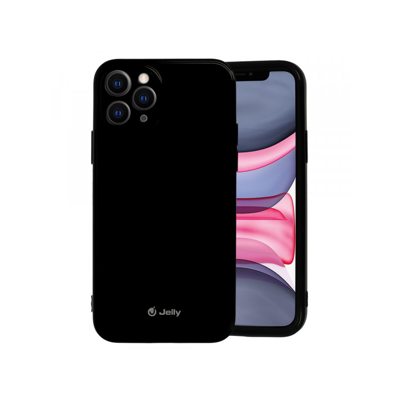 Viedtālruņa aizmugurējais vāciņš Samsung Galaxy A32 Jelly Melna