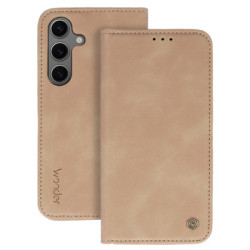 Viedtālruņa atveramais maciņš Samsung Galaxy A55 5G Smart Case Beige
