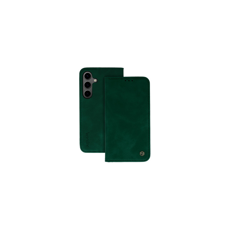 Viedtālruņa atveramais maciņš Samsung Galaxy S25 Ultra Smart Case Zaļa