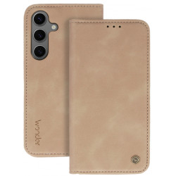 Viedtālruņa atveramais maciņš Samsung Galaxy A17 Wonder Prime Case Beža